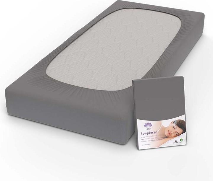 Image du produit Lotus Bettwaren Drap-housse en jersey Souplesse (140 x 200 cm, 160 x 200 cm)
