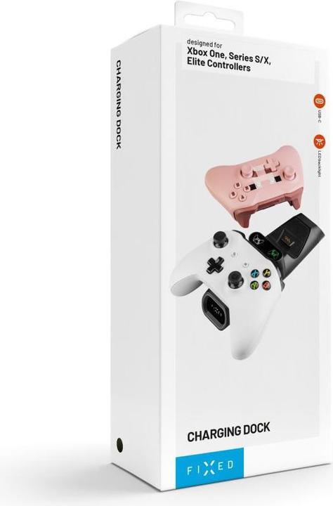 Immagine prodotto Fixed Dock di ricarica doppio per controller wireless Xbox Series S, X e One, nero (Xbox Series X, Xbox One S, Xbox Serie S)