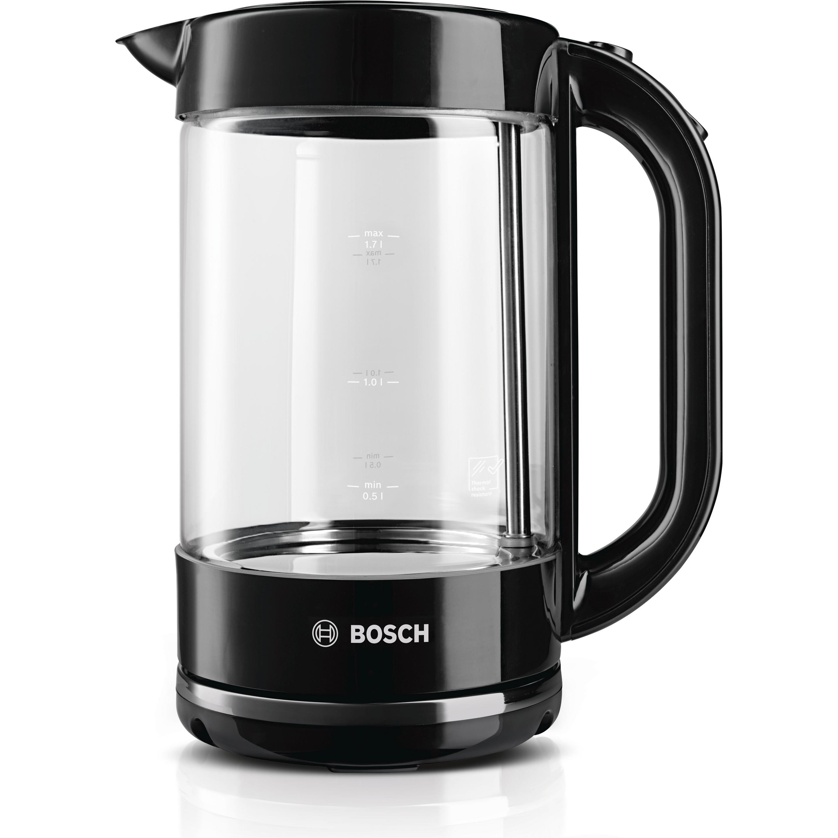 Bosch Hausgeräte TWK 70 B 03, Wasserkocher, Schwarz