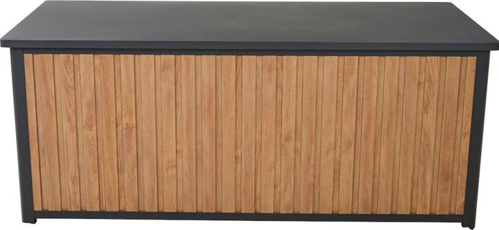 Produktbild Siena Garden SABANO Kissenbox 181x79x75cm Alu, matt-anthrazit, HT woodlook