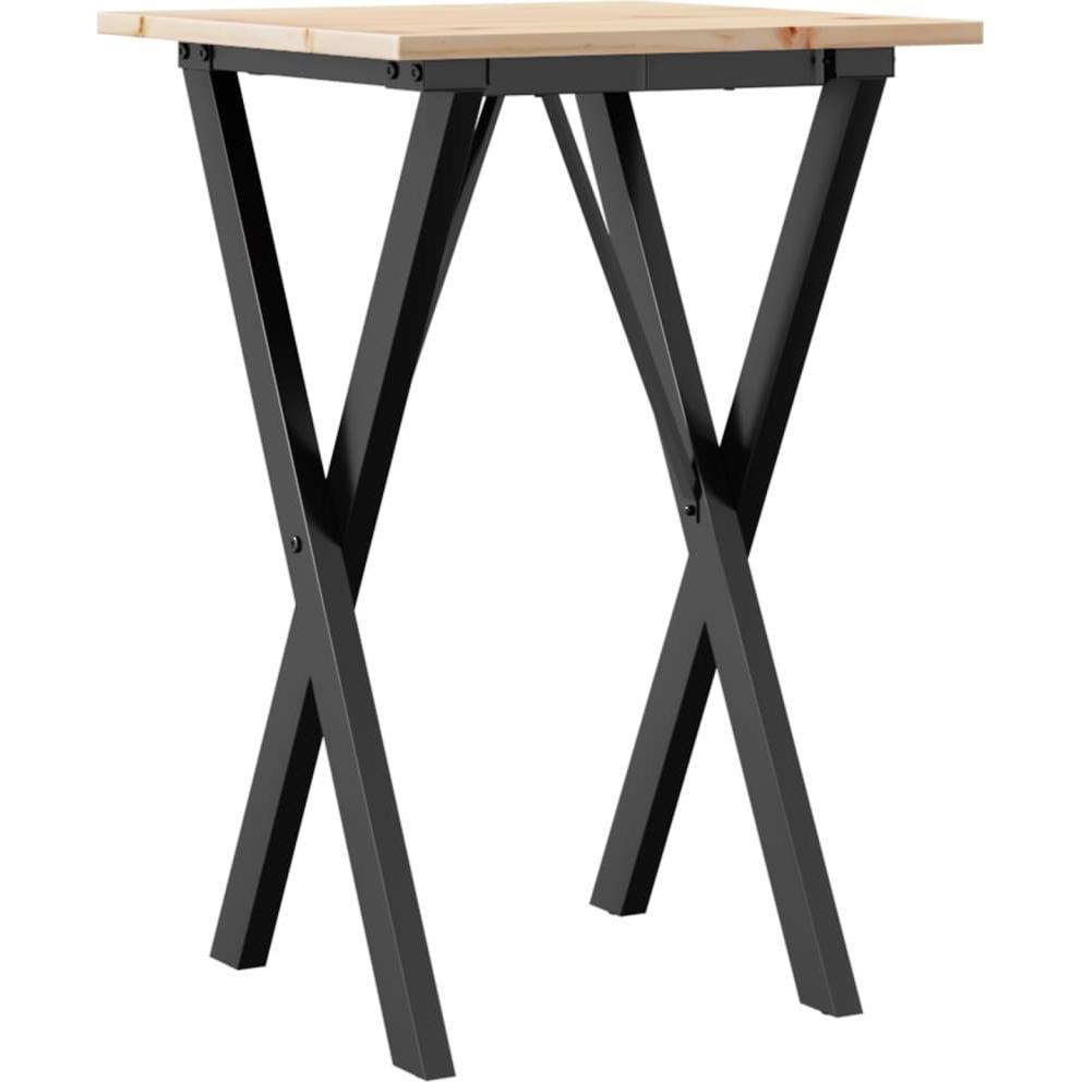 VidaXL, Esstisch, Esstisch x -Gestell und Gusseisen (50 x 50 x 75 cm)