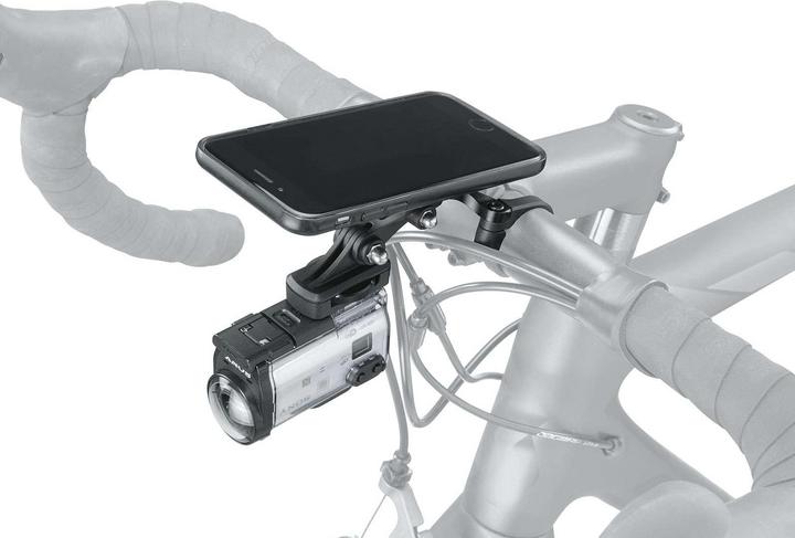 Immagine prodotto Topeak Staffa centrale RideCase per 31,8 mm carico massimo 200 g, per RideCase/Garmin/GoPro (GoPro)