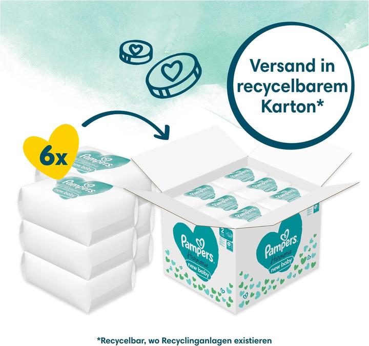 Immagine prodotto Pampers Harmonie (Dimensione 3, Pacco mensile, 186 Pezzo/i)