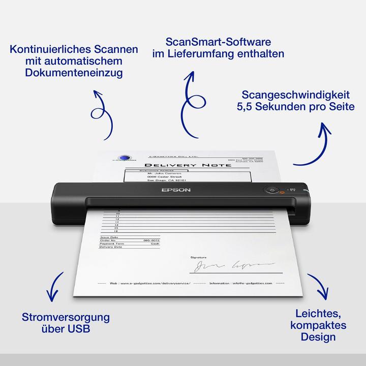 Produktbild Epson WorkForce ES-50 (USB)