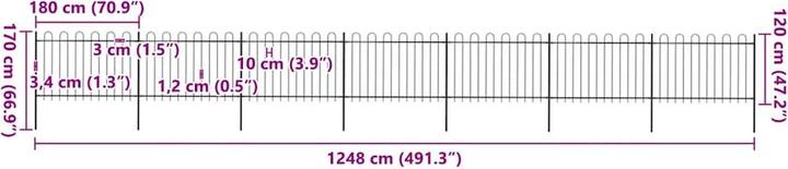 Produktbild vidaXL Zaunpaneel