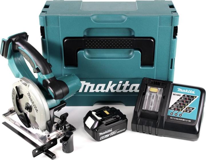 Immagine prodotto Makita DSS 501 RG1J 18V 136 mm Li-ion sega circolare a batteria Makpac + 1x 6.0 Ah batteria +