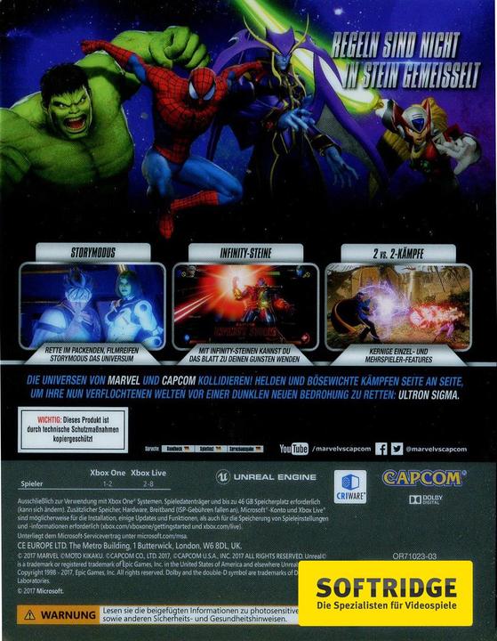 Actual product image Capcom Marvel vs. : Infinite - Deluxe Edition (Xbox One X, Xbox Series X, EN)