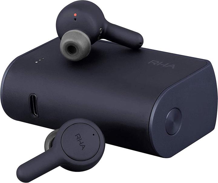 Image du produit RHA TrueConnect 2 Ecouteurs intra-auriculaires True Wireless avec étui de chargement Navy (ANC, 35 h, Sans fil)
