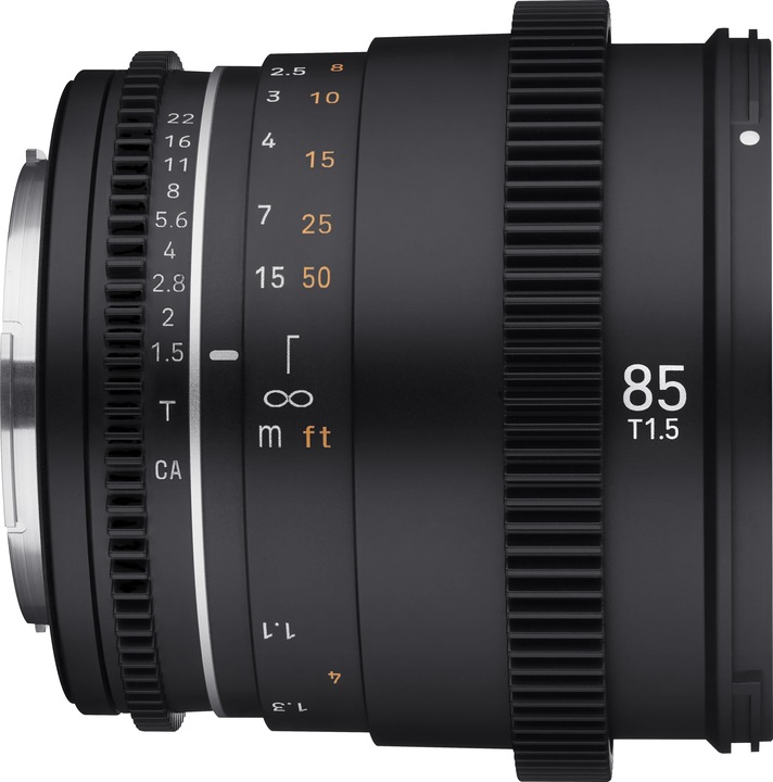 Produktbild Samyang VDSLR 85 mm T1.5 MK2 Canon M (Canon EF-M, Vollformat, Micro Four Thirds, APS-C / DX)