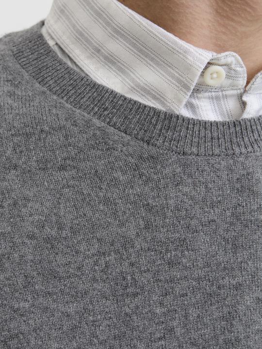 Produktbild Jack & Jones RDD Einfarbig Strickpullover Strickpullover (XXL)