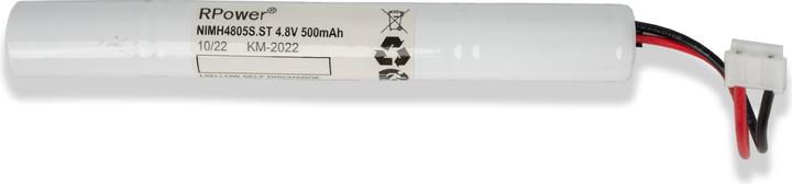 Rp-Group Batteria di ricambio RP-Technik 4,8V/0,5Ah NimH NIMH4805S.ST (1 pz., Specifico del dispositivo, 0.50 mAh)