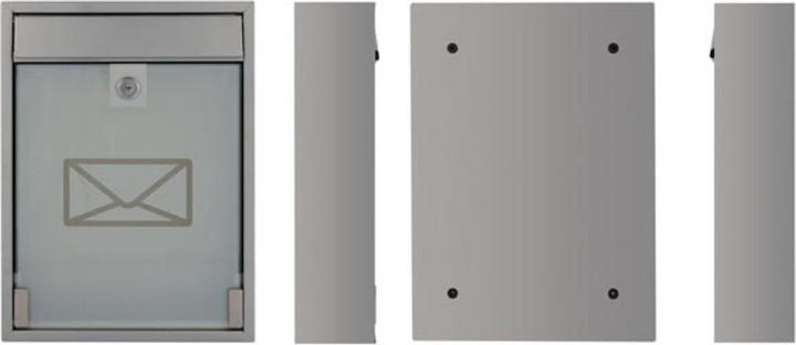 Actual product image Velleman Mailbox - Milan - Silver