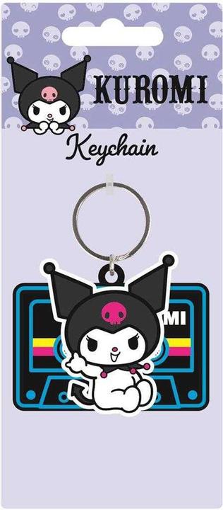 Actual product image Kuromi Tape Spinner Keyring