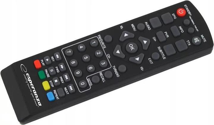 Produktbild Esperanza EV106R TV set-top box Cable Black (DVB-T2)