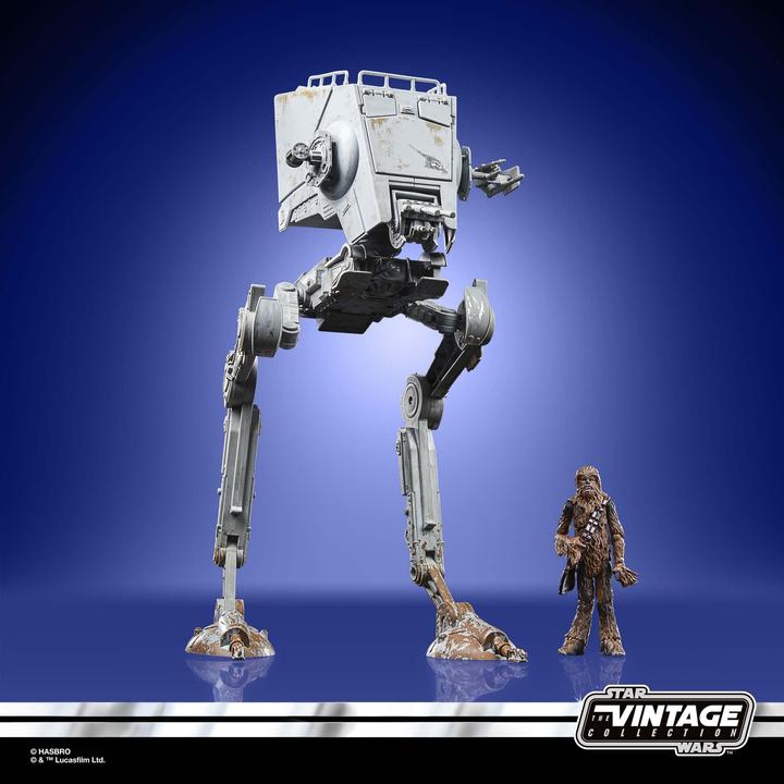 Immagine prodotto Hasbro Veicolo della collezione vintage di Star Wars Episodio VI con action figure AT-ST e Chewbacca
