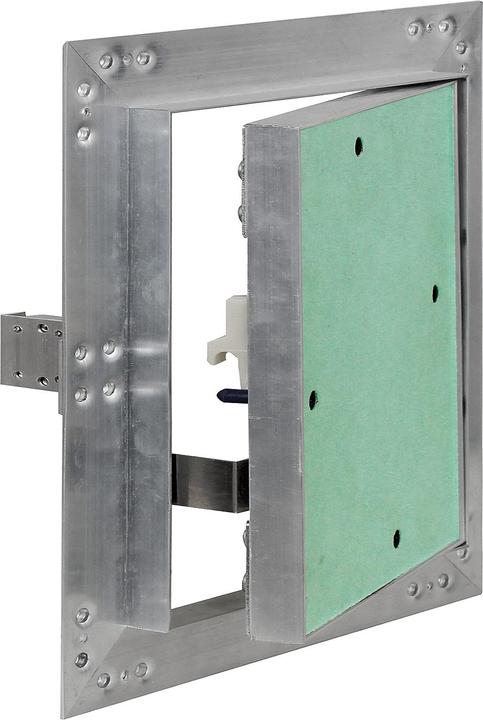 Image du produit Wiltec Trappe visite Cadres Aluminium 20x20cm 12,5mm Plaque en plâtre Panneau d’accès Alu Maintenance