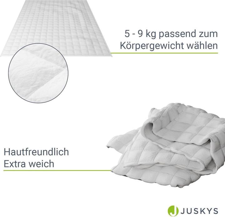 Image du produit Juskys Couverture de poids (200 x 135 cm)