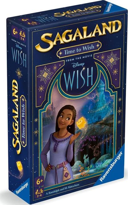 Immagine prodotto Ravensburger 22649 - Disney Wish Sagaland: Time to Wish - Gioco da tavolo per 2-4 giocatori, dai 6 anni in su. (Francese, Inglese, Italiano, Olandese, Spagnolo, Tedesco, 2 - 4 Giocatori)