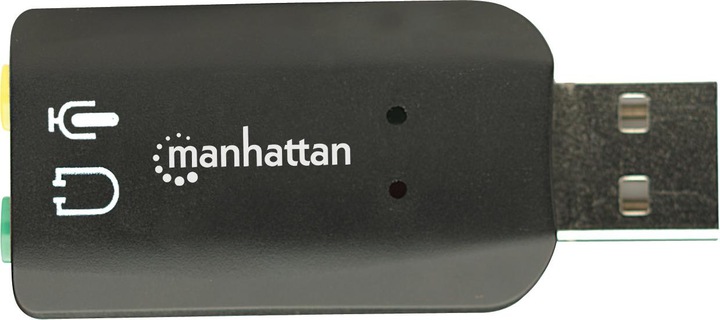 Image du produit Manhattan Adaptateur audio 3D USB à haut débit (USB 2.0)