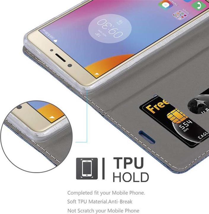 Image du produit Cadorabo Couverture look jeans Book (Lenovo K6 Note)