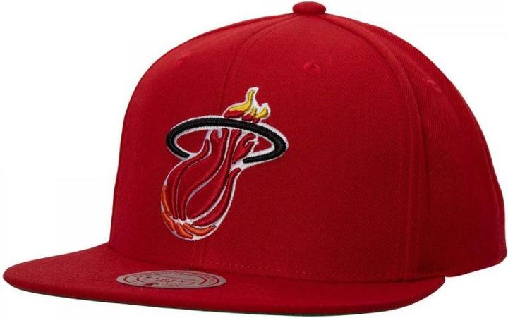 Produktbild Mitchell & Ness Miami Heat Team Ground Snapback Hwc Heat-Kappe