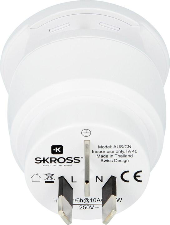 Actual product image Skross World to Australia/China