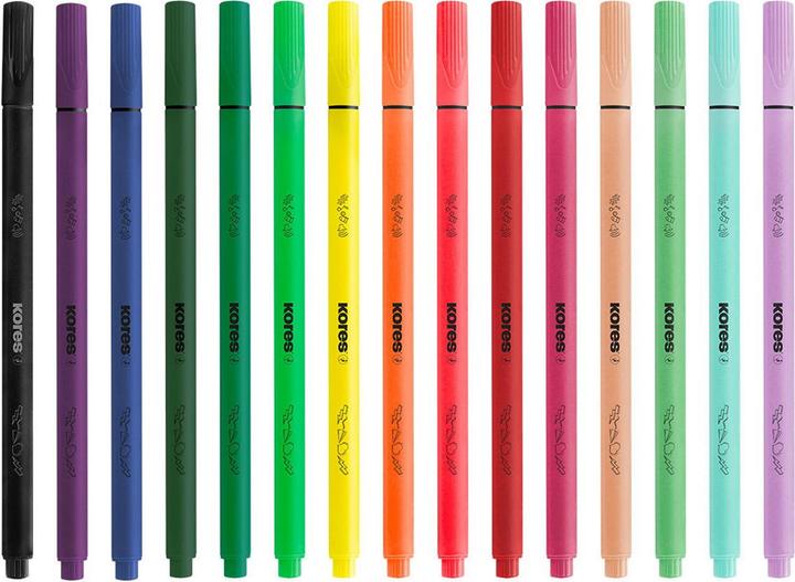 Kores ® K Beats Filzstifte farbsortiert, 15 St. (15x)