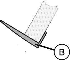 OK-Line Halteprofil zu Buchstütze / Präsentationsregal Wall System (1 Stk.)