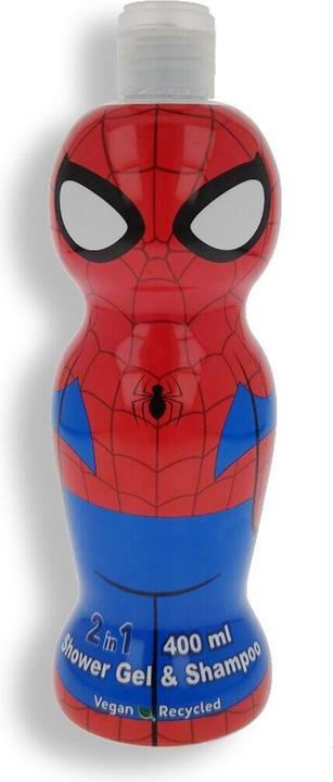 Produktbild Air-Val Gel & Shampoo 2 in 1 Spiderman 400 ml (400 ml, Flüssiges Shampoo)