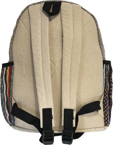 Produktbild Bekos Grosser Rucksack aus Hanffaser Zipper (30 l)