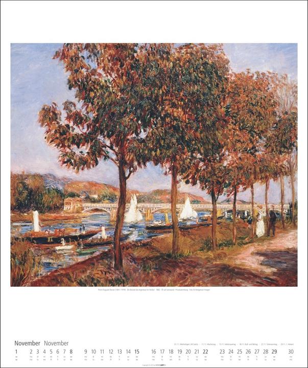 Produktbild Impressionismus Kalender 2026 (46 x 55 cm)