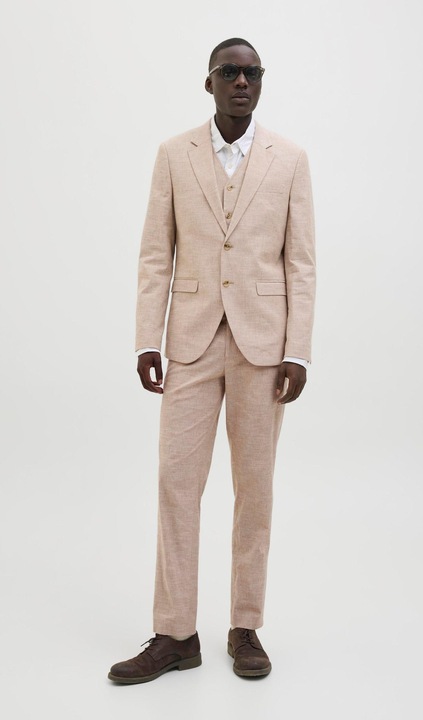 Actual product image Jack & Jones JPRRIVIERA Slim Fit Anzug Einreihiger Blazer und Hose (58)