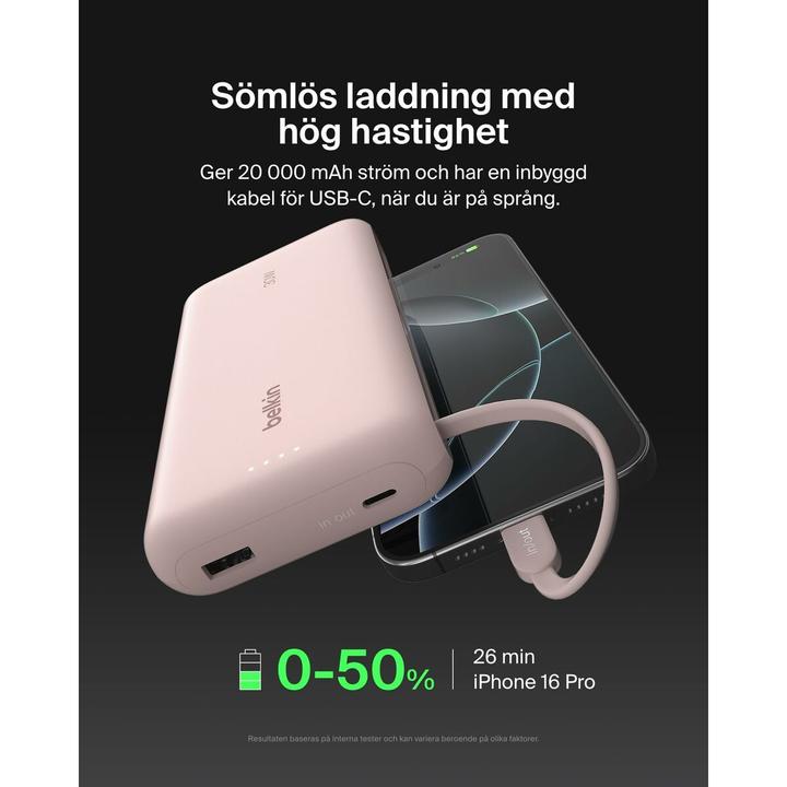 Produktbild Belkin BoostCharge (20000 mAh, 30 W, 74 Wh)