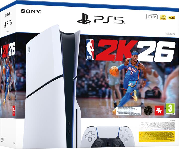 Actual product image Sony PS5 Slim NBA 2K26 Console