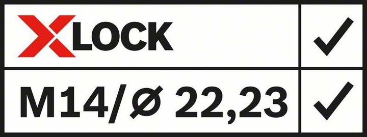 Productafbeelding Bosch Professional Zubehör X-LOCK klepschijf recht Beste voor metaal X571 (40)
