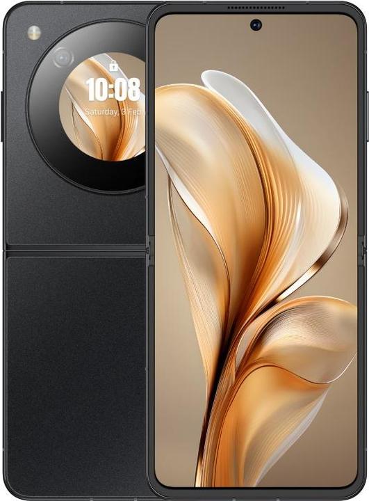 Nubia Smartfon Bundle Flip (Gold) + etui + słuchawki + cooler (256 GB, Cosmic Black, Gold, 6.90", 5G)