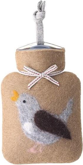 Dorothee Lehnen Mini Wärmeflasche Spatz (Bettflasche mit Bezug)