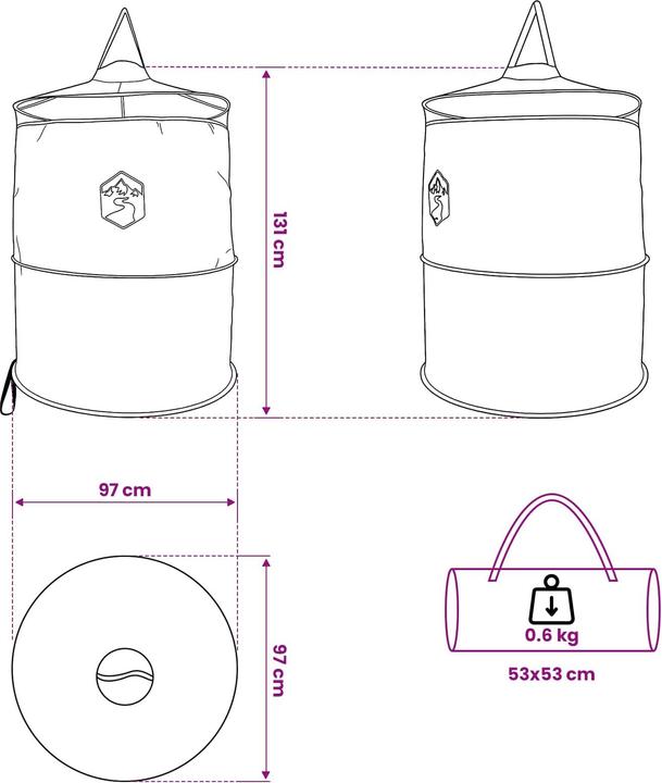 Produktbild vidaXL Pop-Up Zelt (0.55 kg)