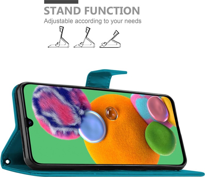 Actual product image Cadorabo Flower Book Cover (Samsung Galaxy A90 5G)