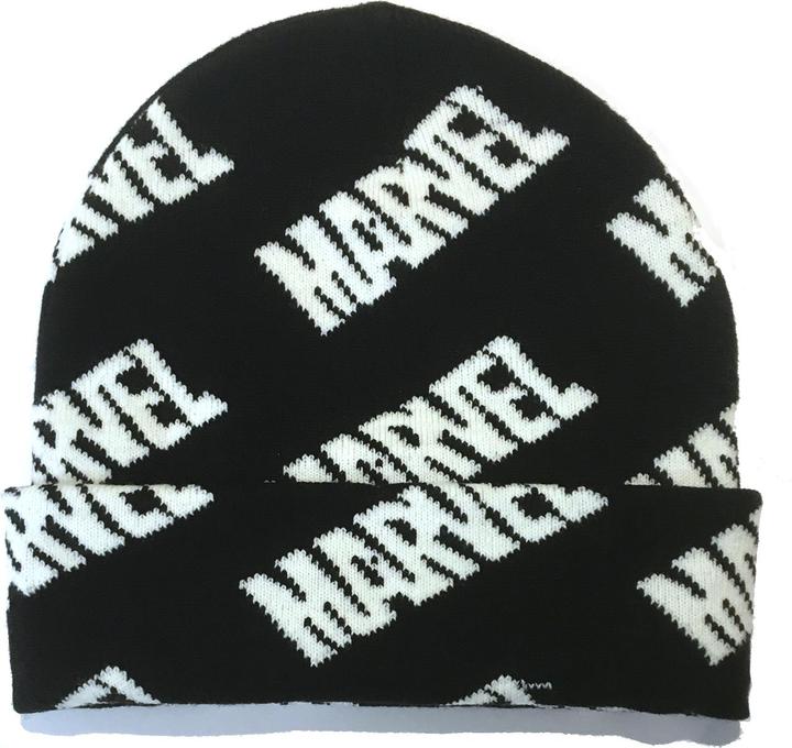 Actual product image Repeat Print Beanie (One size)