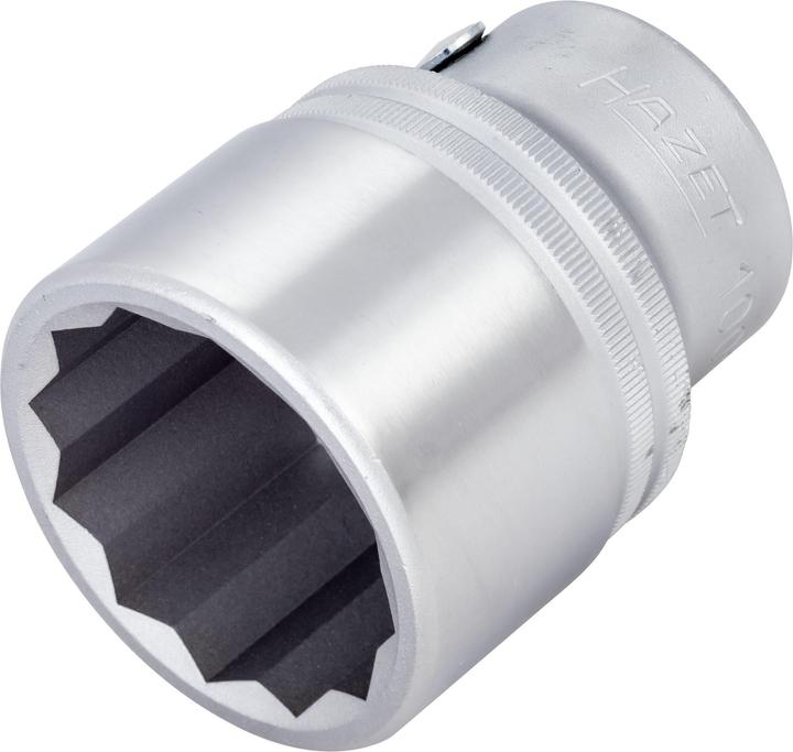 Actual product image HAZET Socket ∙ 12-point 1000Z-38 ∙ Square, hollow 20 mm (3/4 inch) ∙ Outside 12-point profile ∙ 38 … (38 mm)
