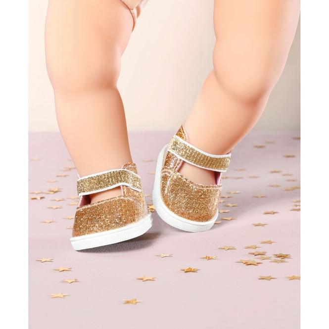 Actual product image Baby Annabell Shoes Gold 43cm