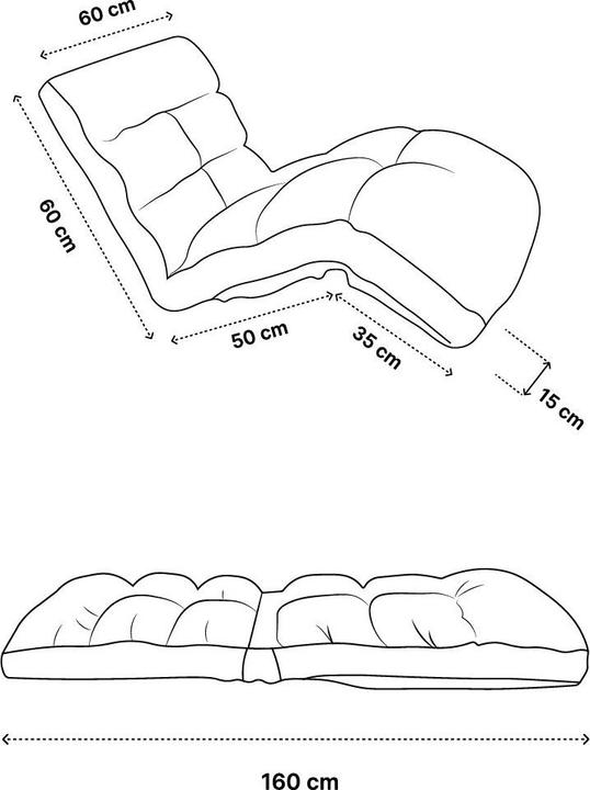 Produktbild Atelier del Sofa Fuwa Single 1-Seat Sofa-Bed