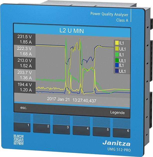 Actual product image Janitza JANI Power Quality Analyser