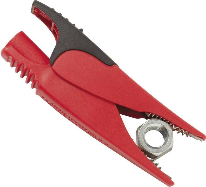 Actual product image Fluke Crocodile clips, wide, red/black (Microphone Clip)