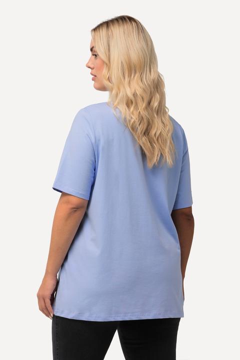 Produktbild Ulla Popken T-Shirt, A-Linie, V-Ausschnitt, Halbarm (56)
