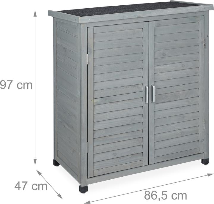 Image du produit Relaxdays Armoire de jardin