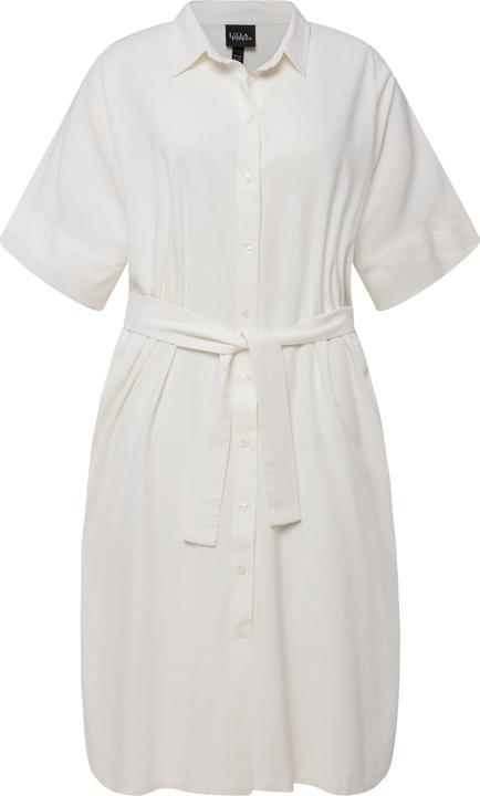 Produktbild Ulla Popken Midikleid, Leinenmix, Hemdkragen, Gürtel, Halbarm (42, 44)