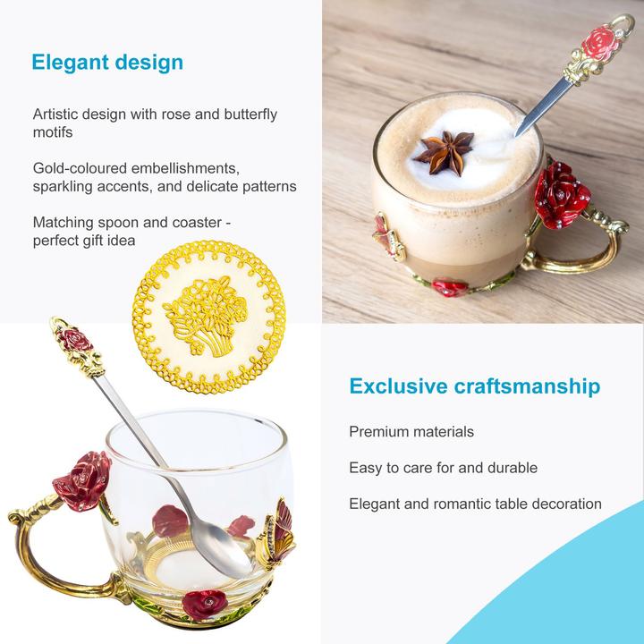 Produktbild Intirilife Schmetterling Teetasse (1x)