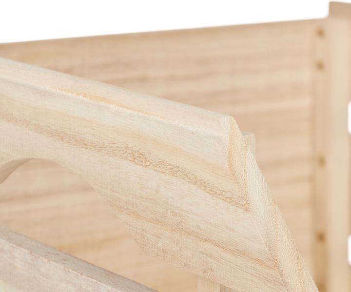 Actual product image Relaxdays Wooden stacking boxes (27.5 x 38 x 20 cm)